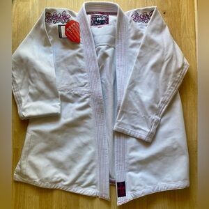 White Martial Arts Jacket, Fuji brand, new with tags